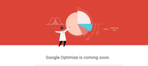 Google Optimise beta screenshot